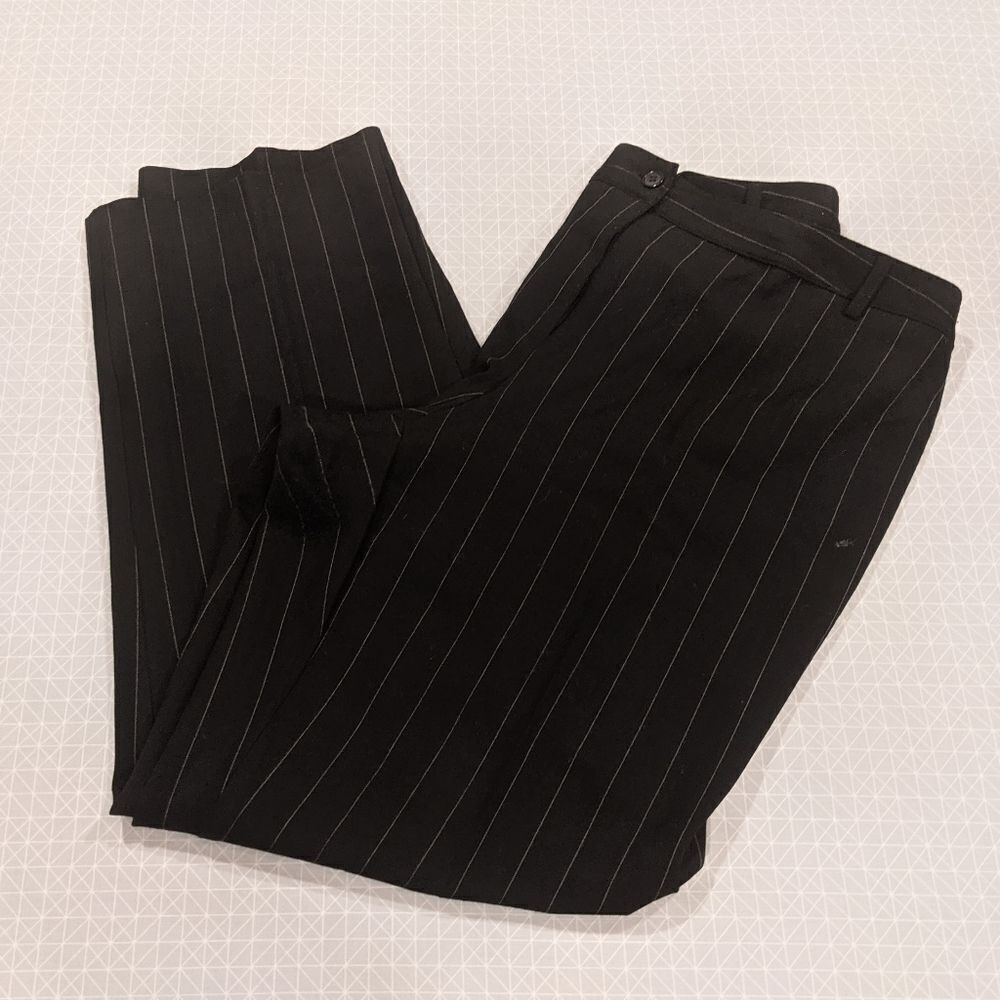 Pinstripe suit pants